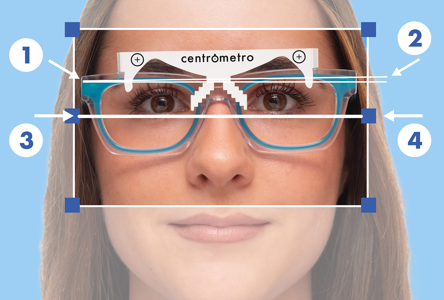 recorte imagen frontal de Centrómetro